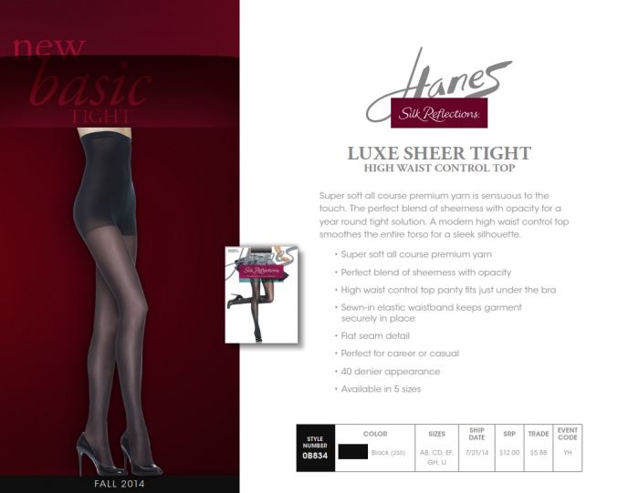 Hanes Hanes-hosiery-fall-2014-7  Hosiery Fall 2014 | Pantyhose Library